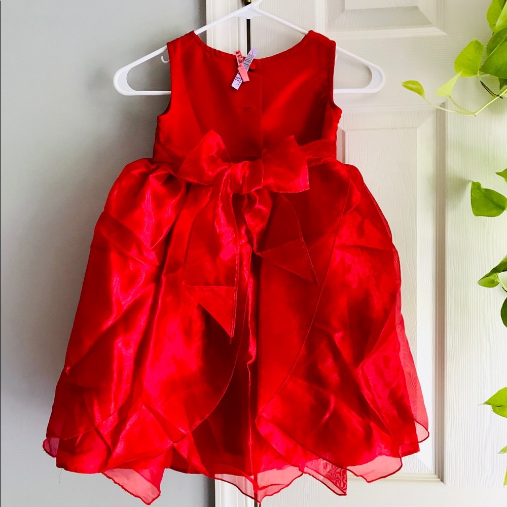 Authentic Handmade Silk Red Japanese Dress 4-6T